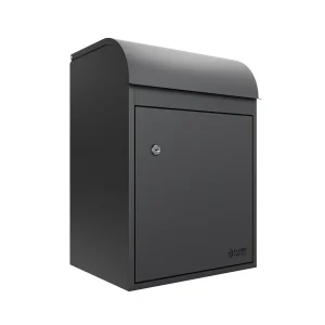Fulham Medium Front Access Wall Mountable Secure Parcel Box - Anthracite