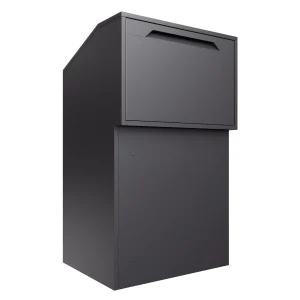 Chelsea High Capacity Lockable Parcel Box, Suitable for Gate, Fence & Through-the-Wall Mounting - Anthracite