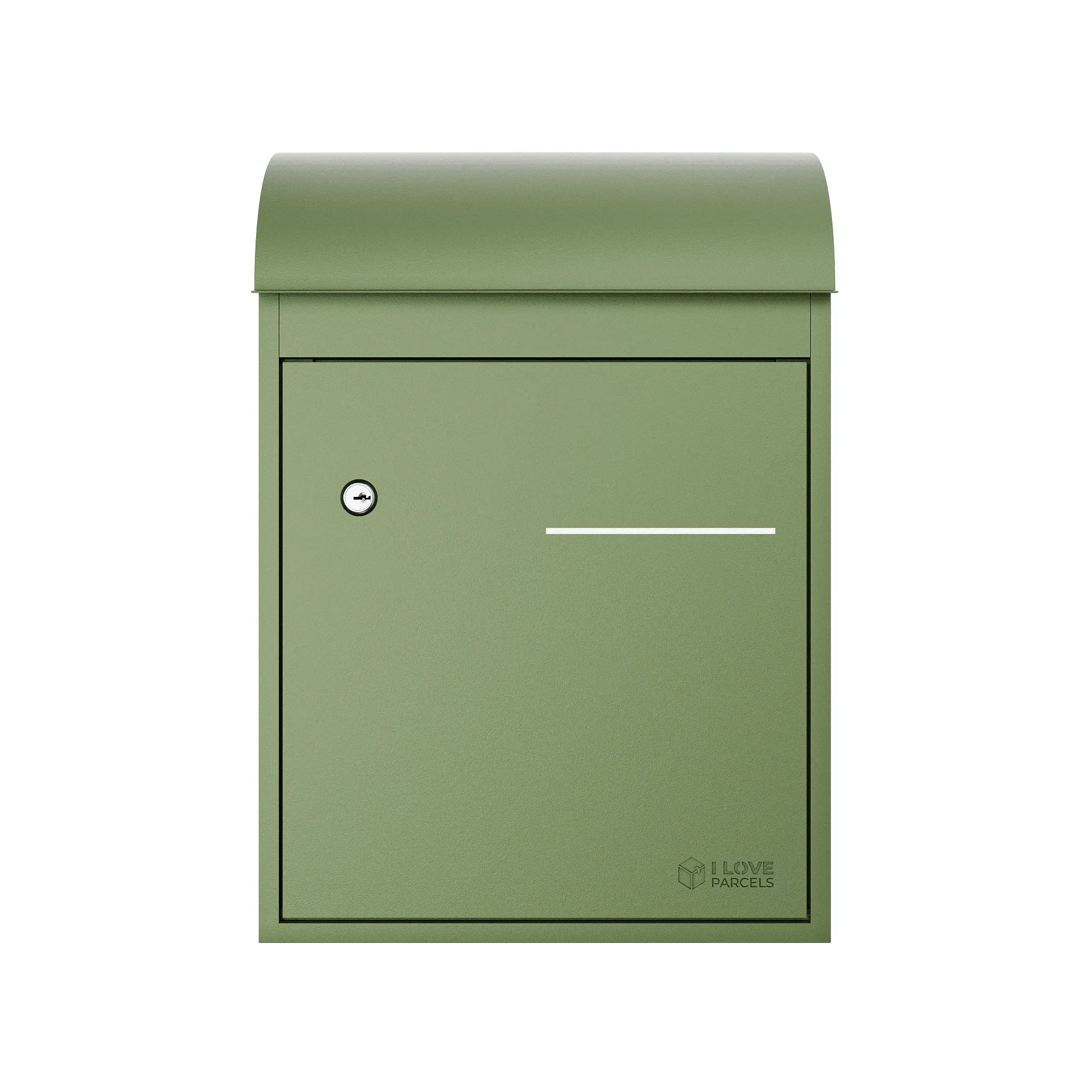 Fulham Personalised Medium Wall Mountable Parcel Box - Green – Bild 4