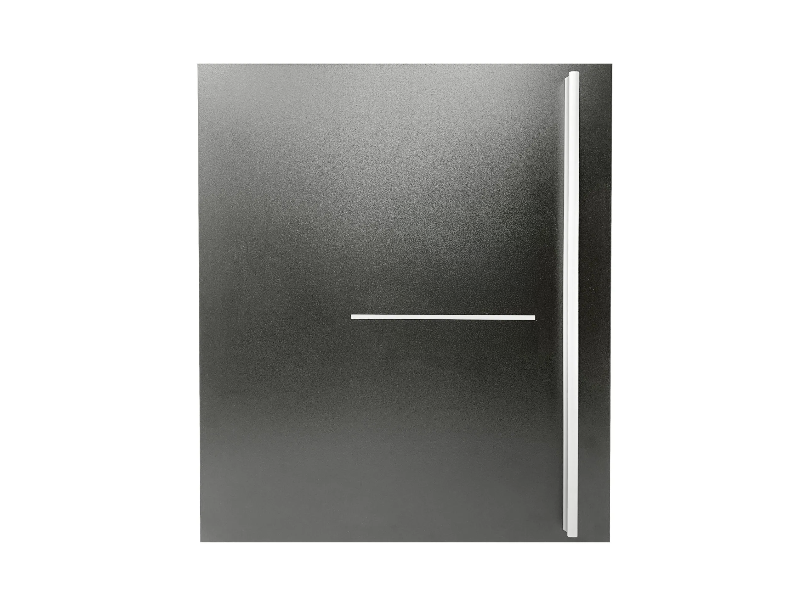 Milan Personalised Modern Letterbox with Newspaper Holder - Anthracite