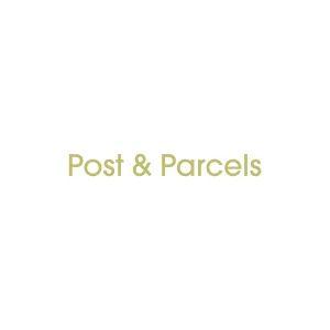 D7 - Post & Parcels Decal Sticker in gold