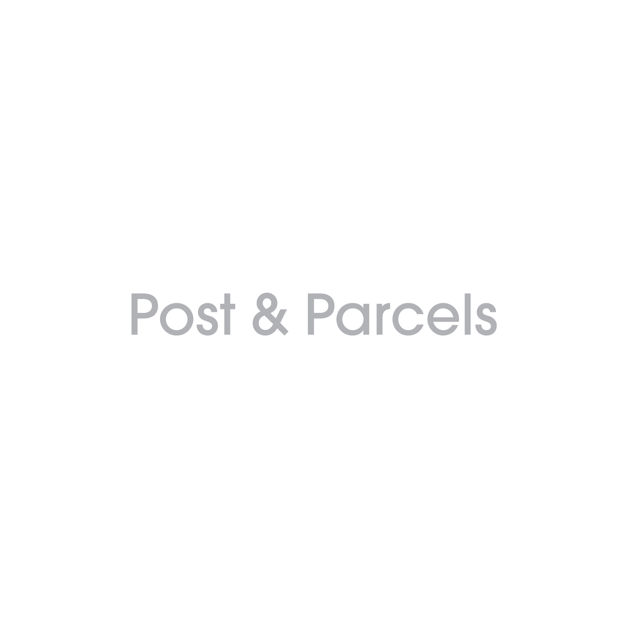 D7 - Post & Parcels Decal Sticker in silver