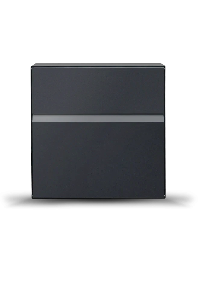 Manilla Wall Mounted Letterbox - Anthracite