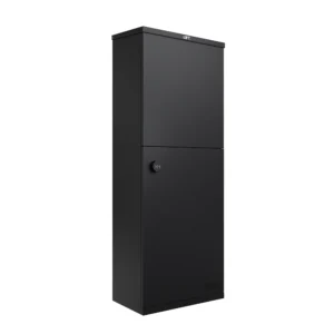 Oslo Parcel Letterbox Front Retrieval Black