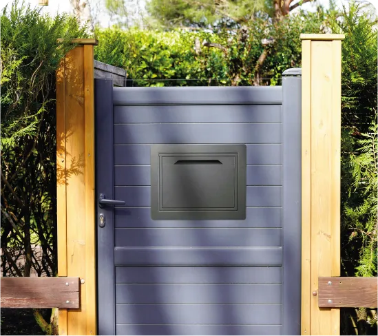 Gate mounted