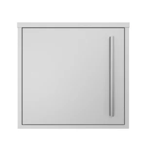 Milan Modern Wall Mounted Letterbox - White
