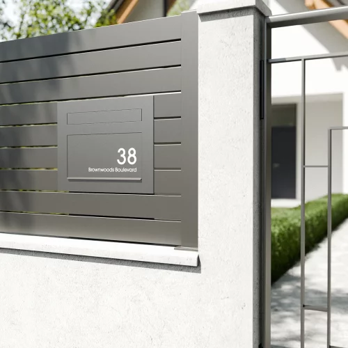 Miami Fence Modern House Grey A