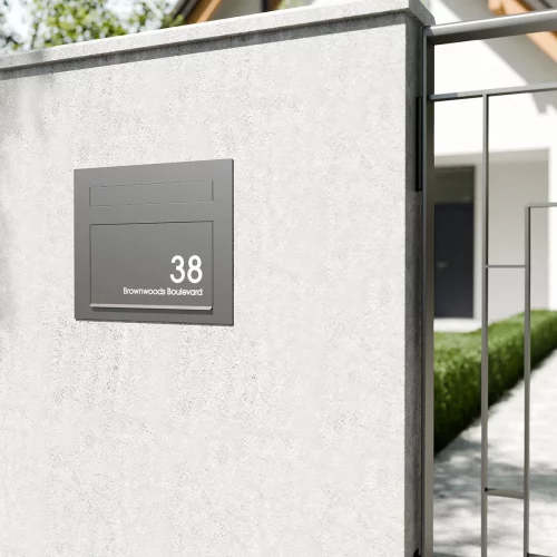 Miami Wall Modern House Grey A