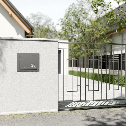 Miami Wall Modern House Grey B