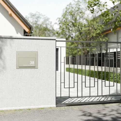 Miami Wall Modern House Pebble B
