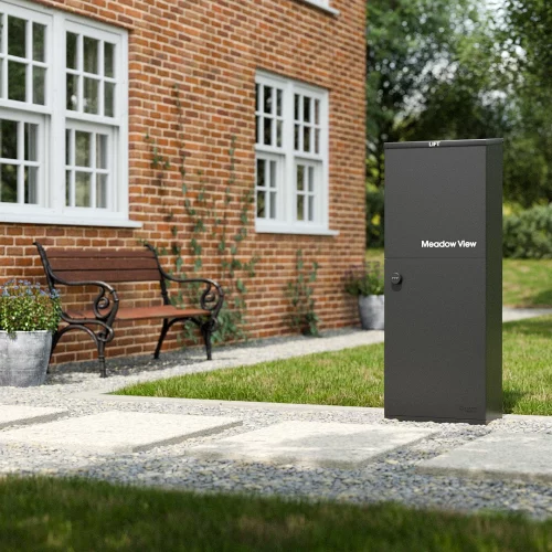 Oslo Lifestyle Rural House Door Front Black B