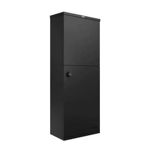 Oslo_ParcelBox_Black_View_B_Front