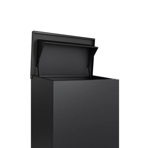 Oslo_ParcelBox_Black_View_C_Front