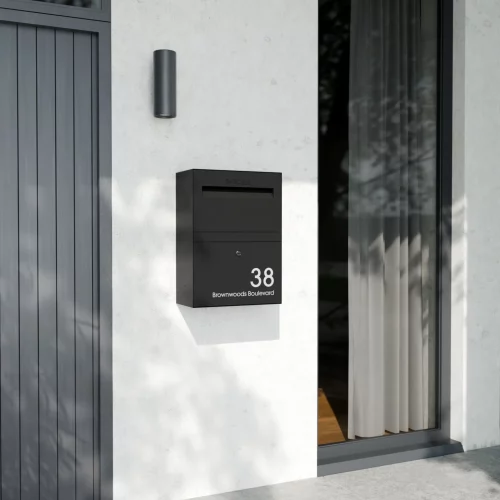 Rome Medium Modern House Black View B