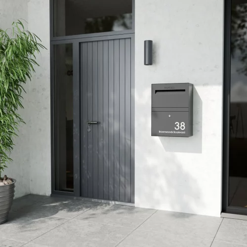 Rome Medium Modern House Grey View A
